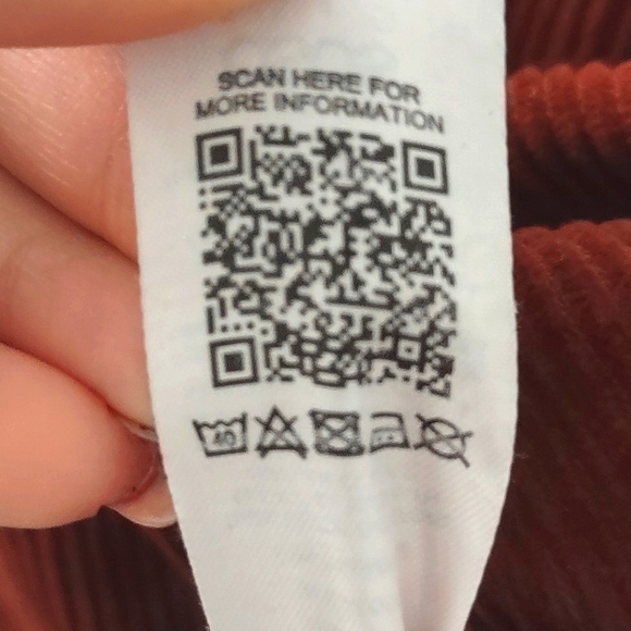 asos DESIGN Petite Cord Micro Mini Skirt in Rust Orange Size 8P - Picture 7 of 7